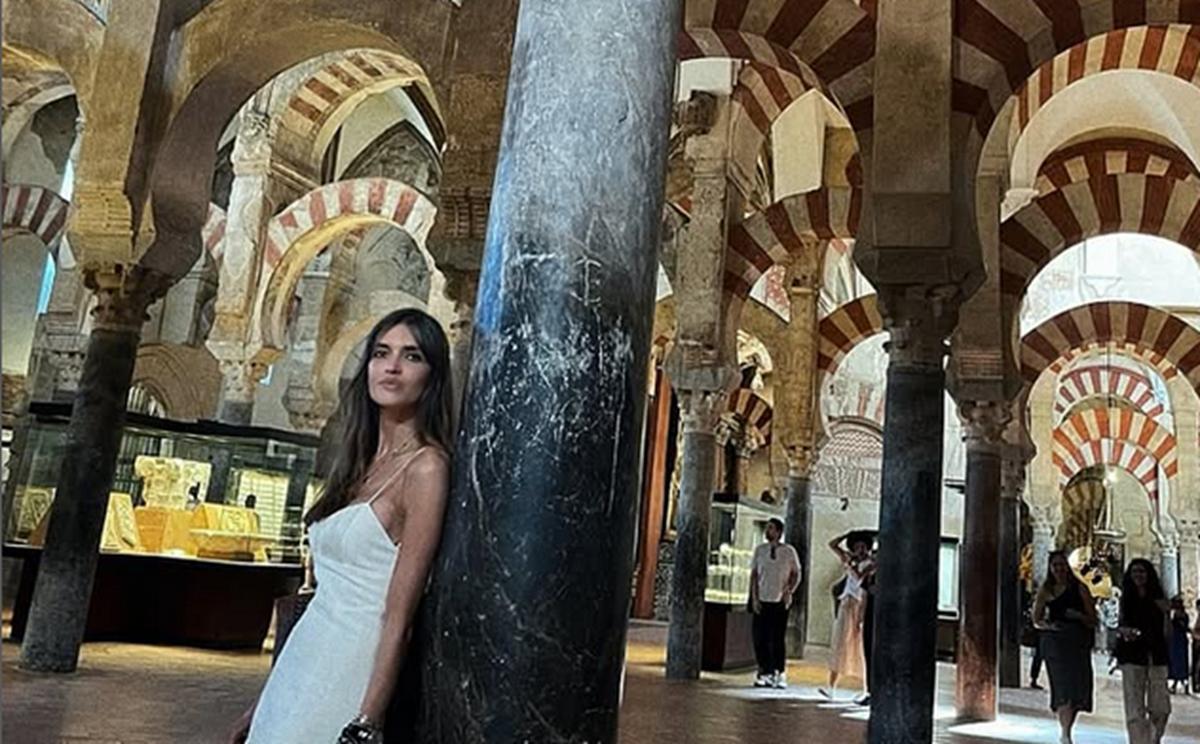 Sara Carbonero en la Mezquita-Catedral