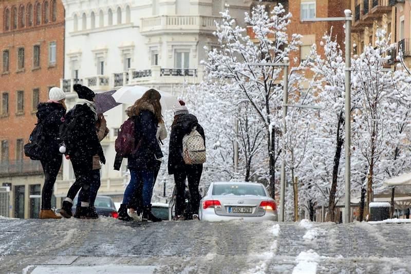 Nevadas en Aragón