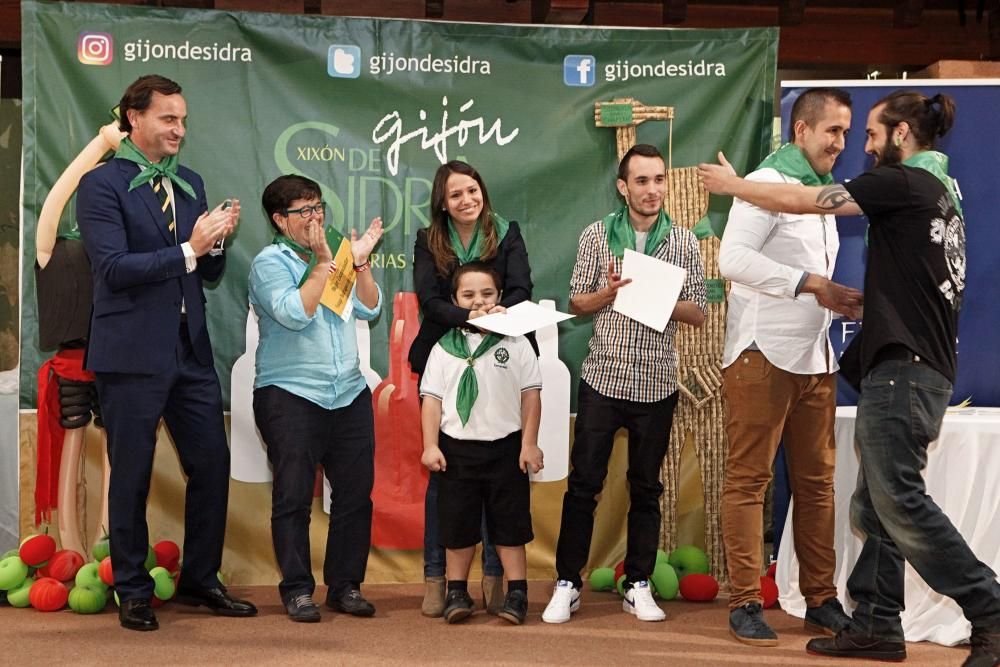 Gala de entrega de premios de "Gijón de sidra" en el Llagar de Castiello