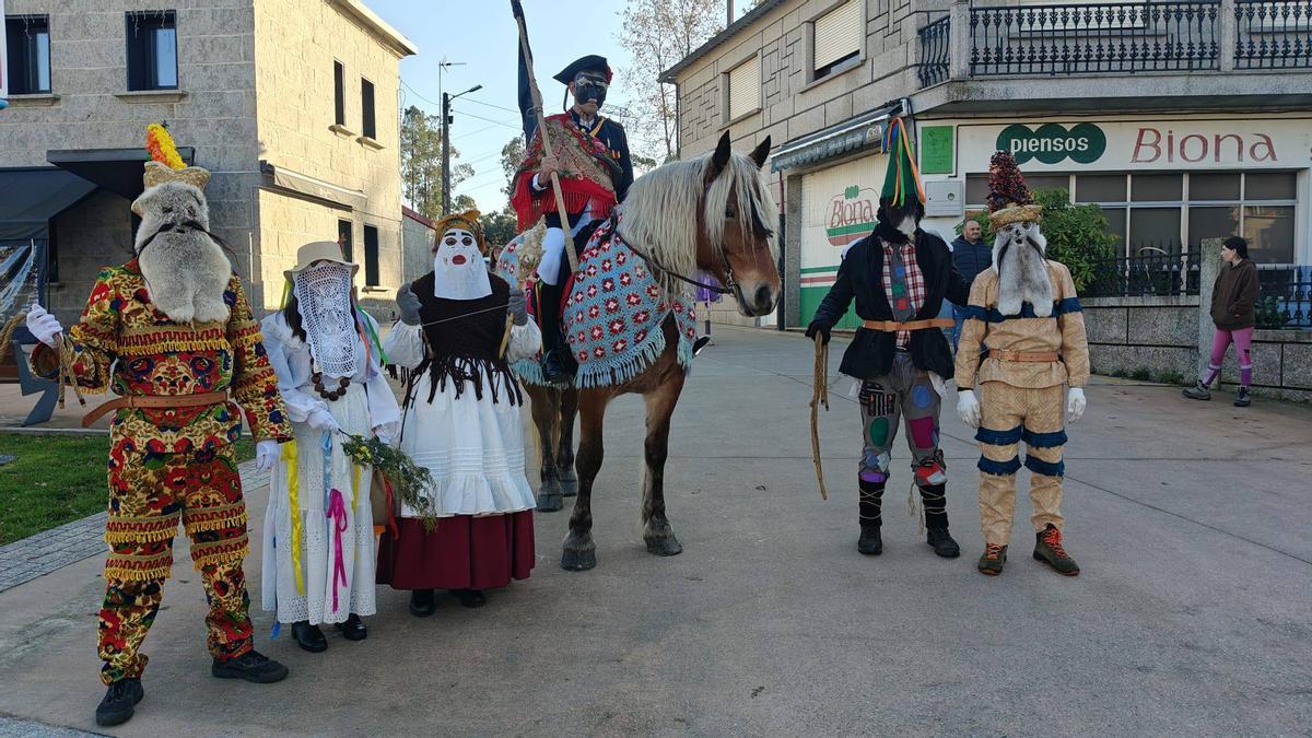 A parroquia de Aguasantas celebra por segundo ano a recuperación do seu ancestral Entroido.