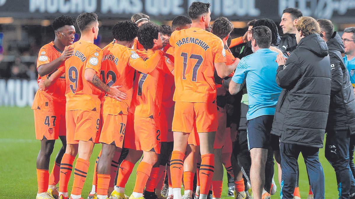 Cartagena. Partido de Copa del Rey entre el Cartagena FC y el Valencia CF SPD VLC