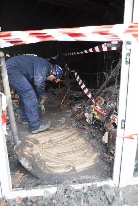 Investigación del incendio de Sotrondio