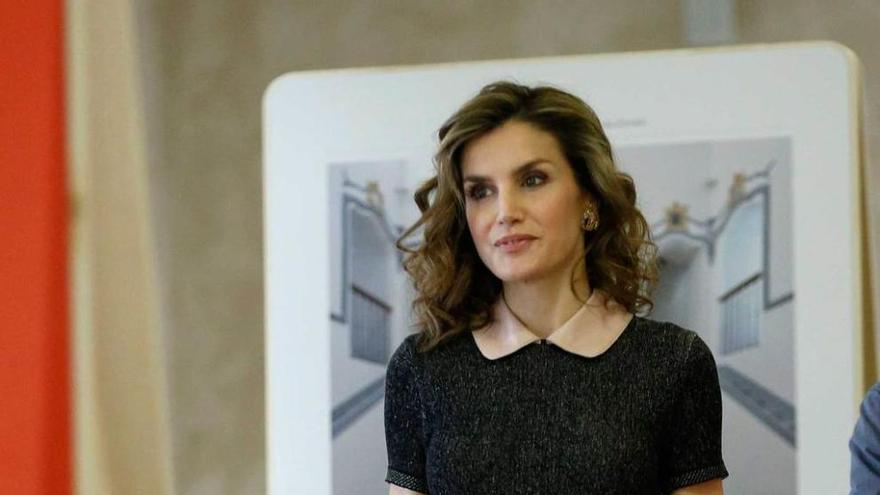 La Reina Letizia, ayer.