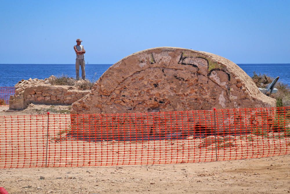 Una promotora asume el coste de la excavación arqueológica y proyecto museográfico del cuartel de carabineros y refugio subterráneo de la Guerra Civil en Punta Prima