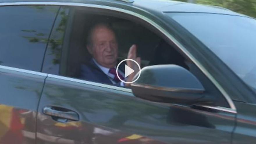 El rey Juan Carlos regresa a La Zarzuela