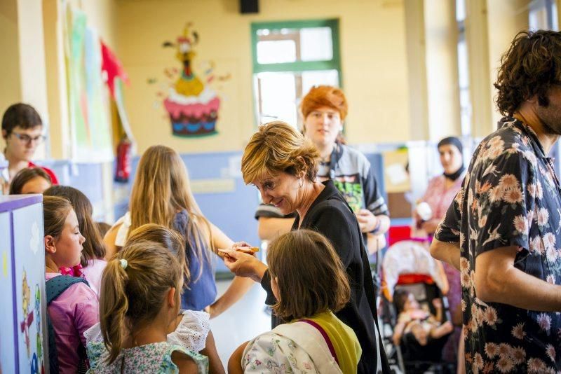 Rodaje de la película "Uno para todos" en Caspe