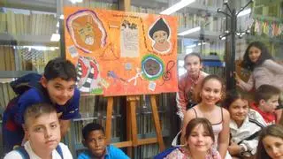 El colegio Miguel de Cervantes de Gijón se va de ruta literaria para celebrar su proyecto "Palabras que transforman"