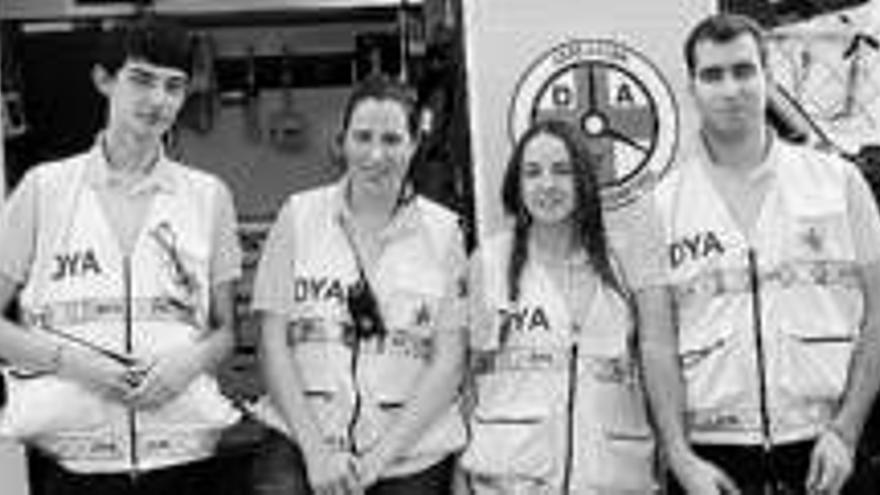 Voluntarios de dya, en gran via