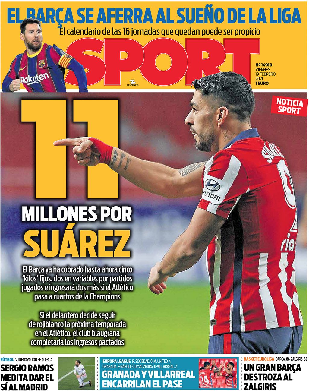 Esta es nuestra portada de hoy