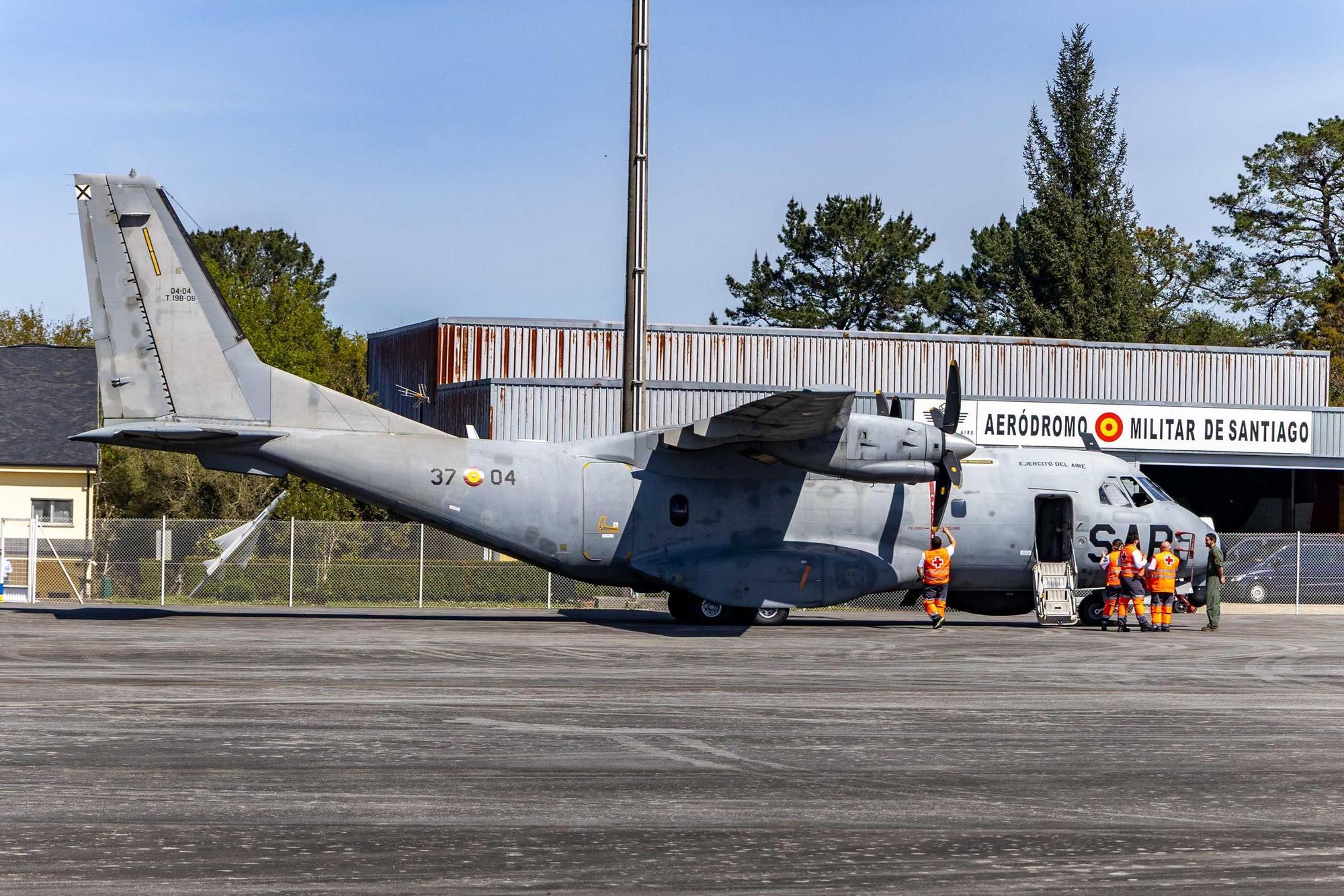 Aeródromo militar de Santiago. Visita a medios aéreos y terrestres en el marco del ejercicio Madrisar Samar 25