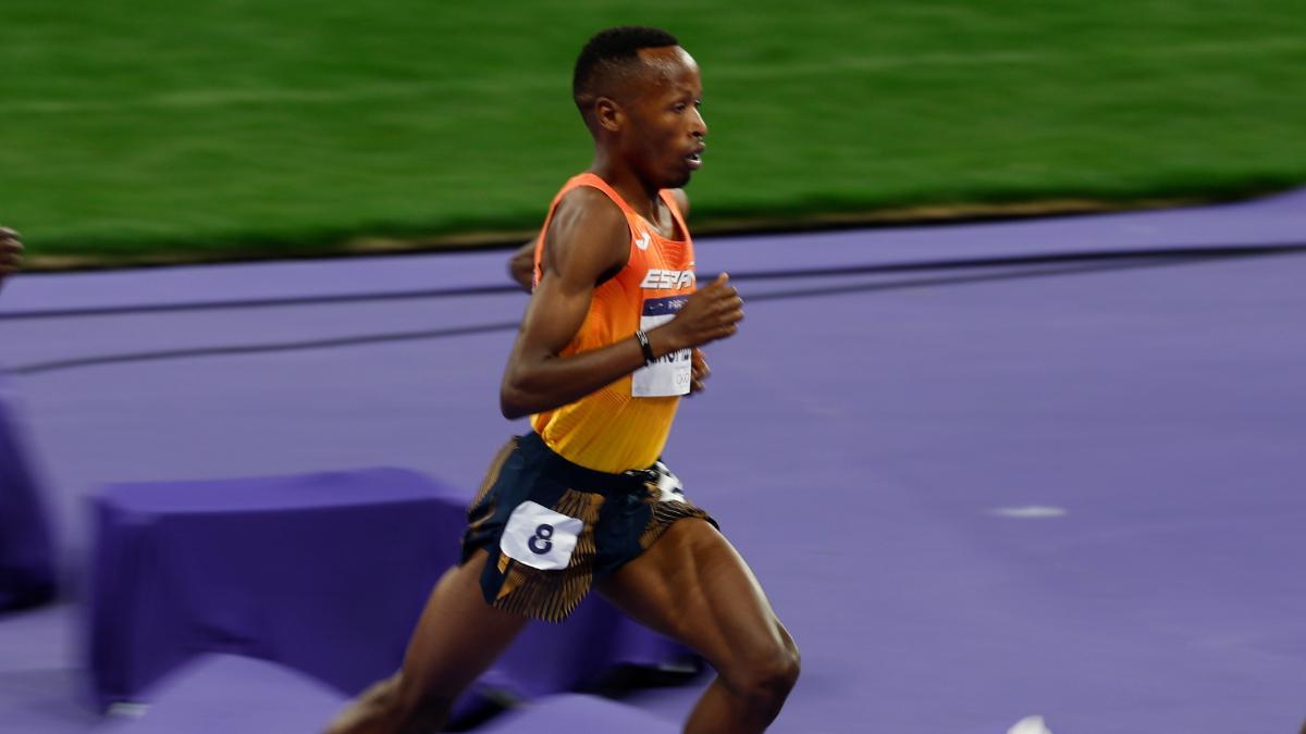 Thierry Ndikumwenayo en los JJOO de París.