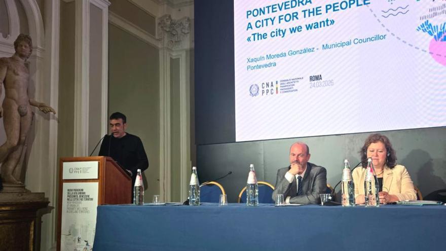 Pontevedra, en un congreso sobre ciudades en Roma