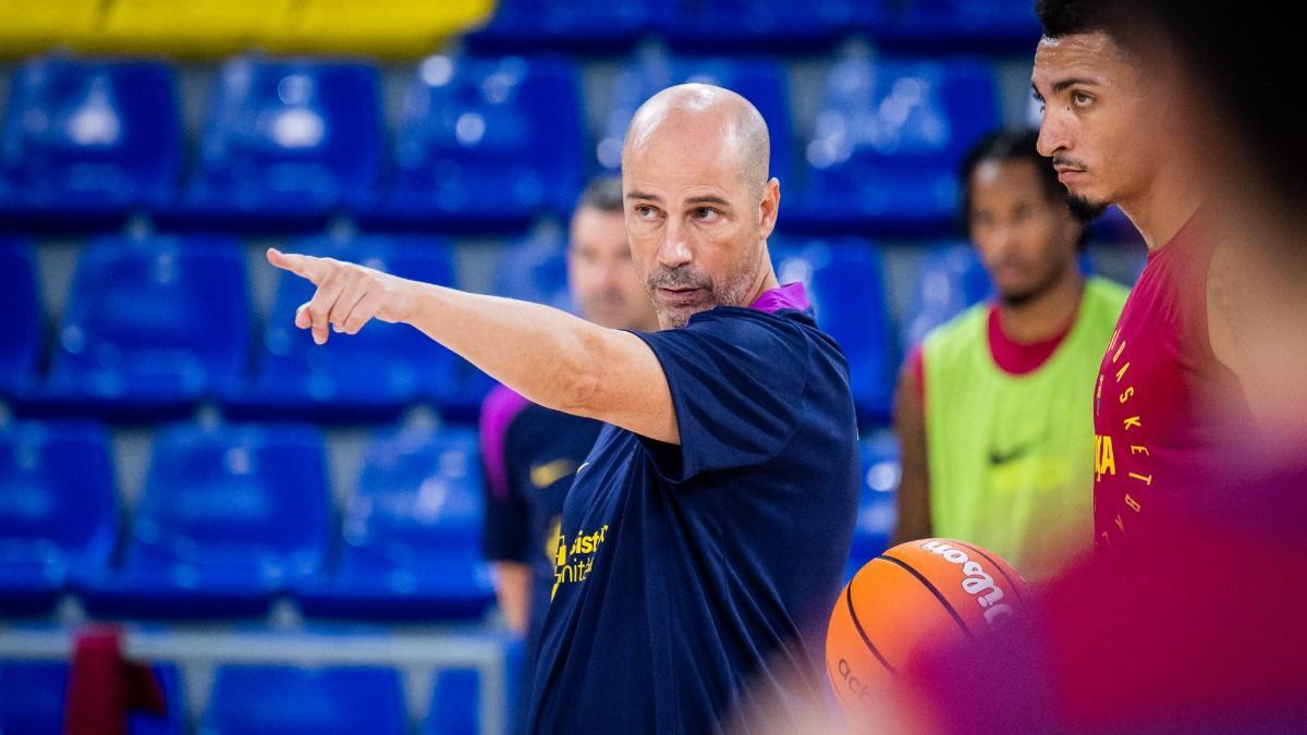 Joan Peñarroya, entrenador del Barça