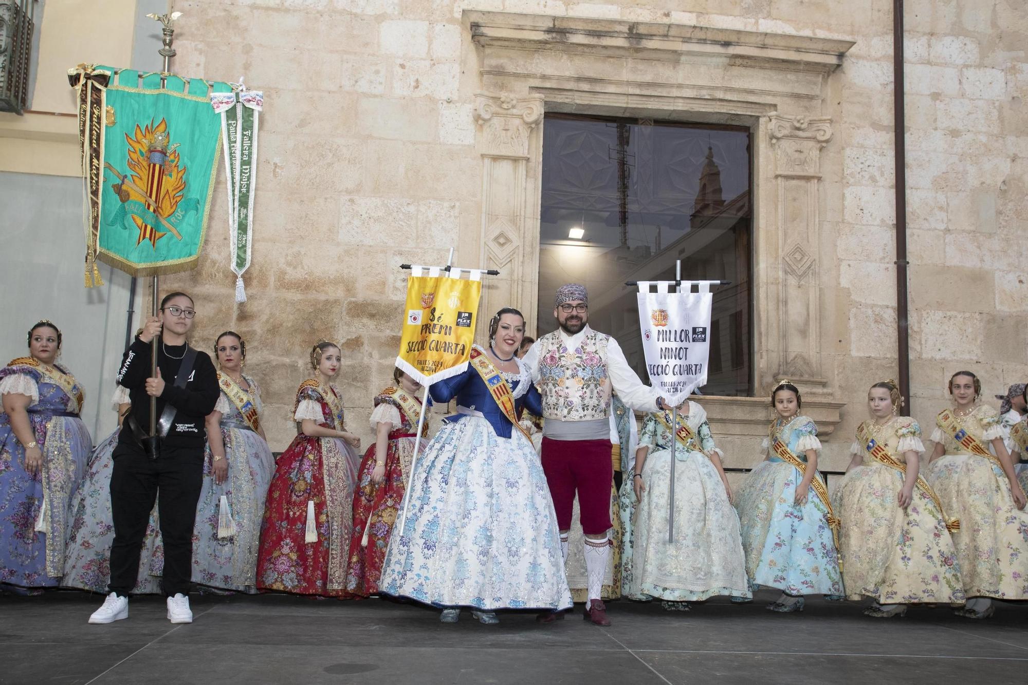 Las mejores imágenes de la entrega de premios de las fallas de Alzira