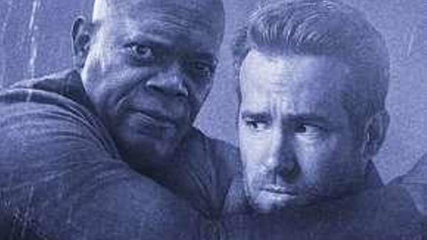 Samuel L. Jackson y Ryan Reynolds, en &quot;El otro guardaespaldas&quot;.