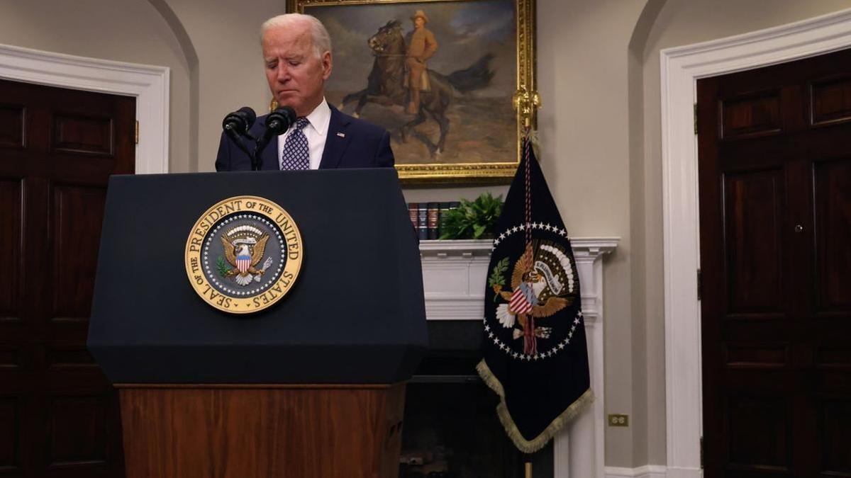 Biden se dirige a los estadounidenses para explicar la retirada de Afganistán.