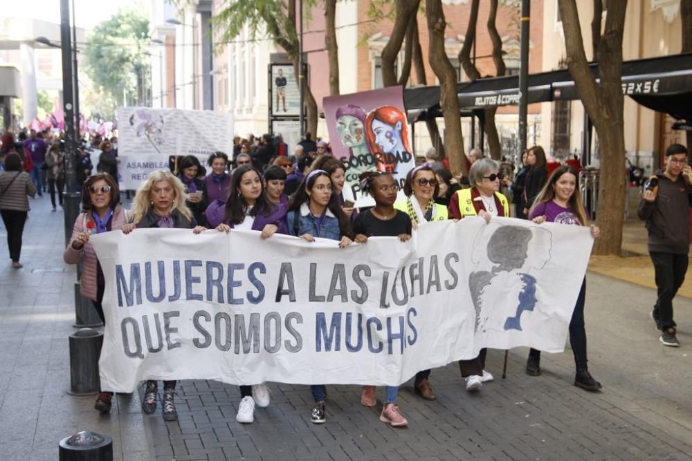 Manifestación en Murcia por el día contra la violencia de género