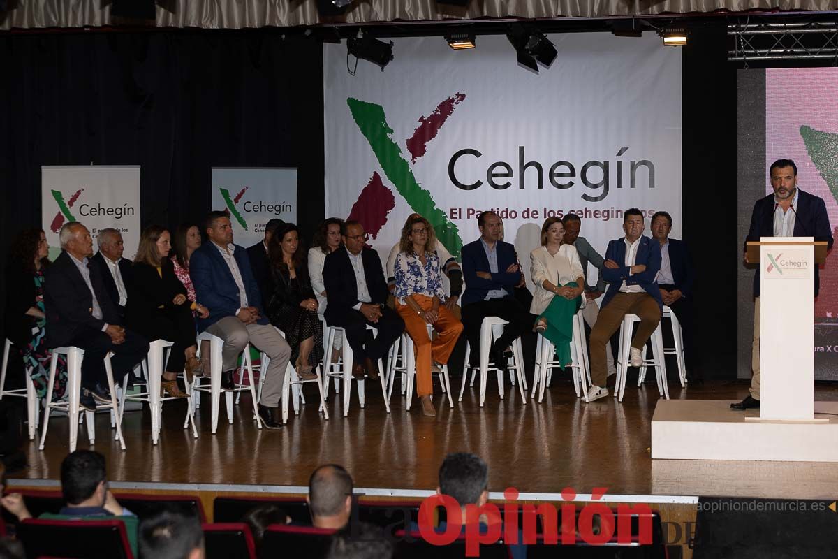 Elecciones 28M: Presentación de la lista de X Cehegín