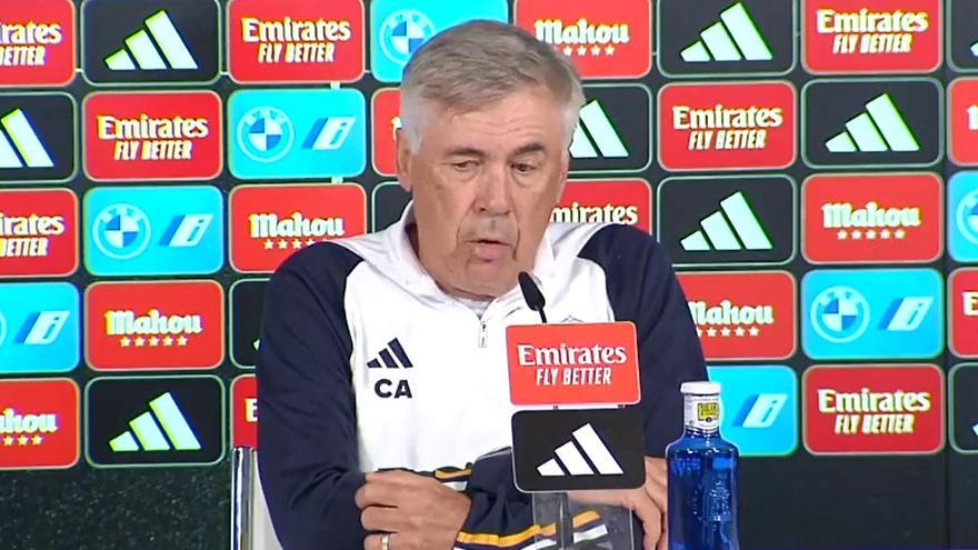 Ancelotti espera una &quot;solución&quot; con el caso Negreira: &quot;Es muy grave, estoy preocupado&quot;