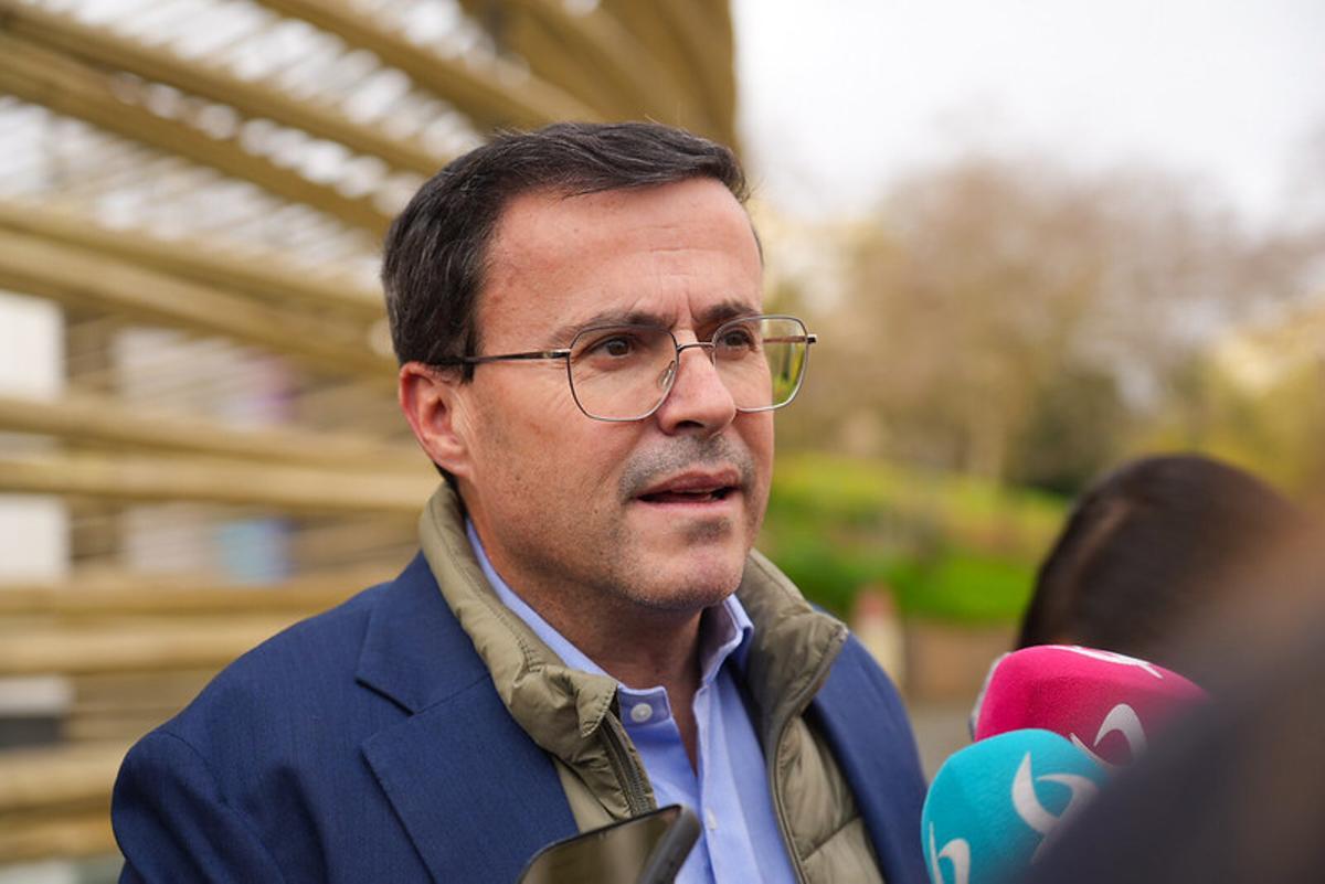 Miguel Ángel Gallardo, secretario general del PSOE de Extremadura.