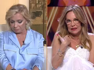 Belén Rodríguez le desvela a Carmen Borrego el porqué de su enfado con Terelu: "Participó en el acoso"