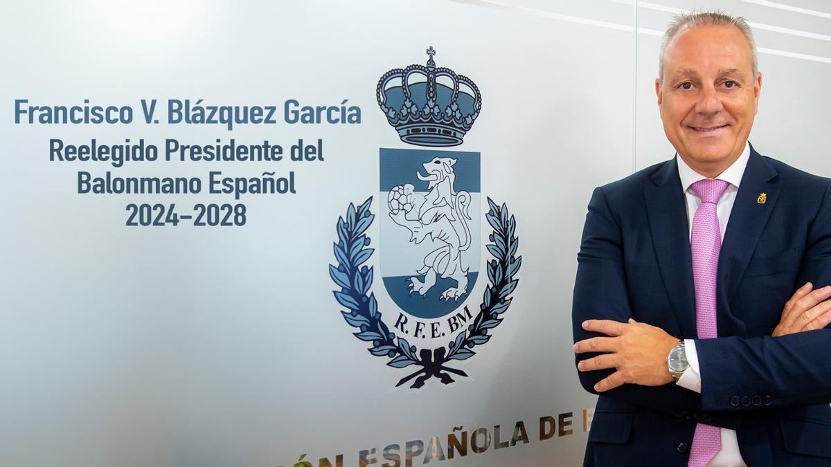Francisco Blázquez, reelegido presidente de la Federación de Balonmano