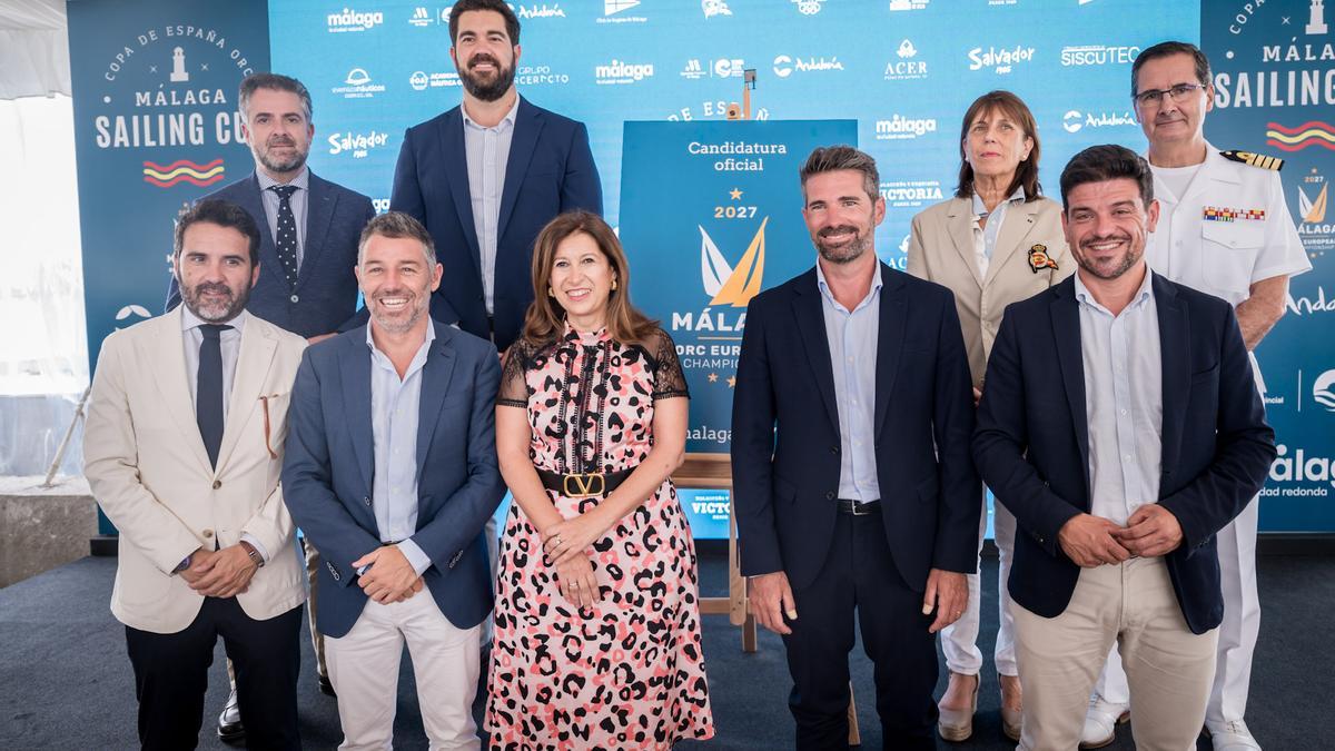Imagen de la presentación de la Málaga Sailing Cup.
