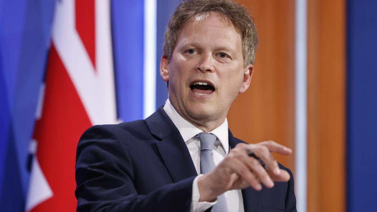 Grant Shapps, ministro de Transporte del Reino Unido, este viernes