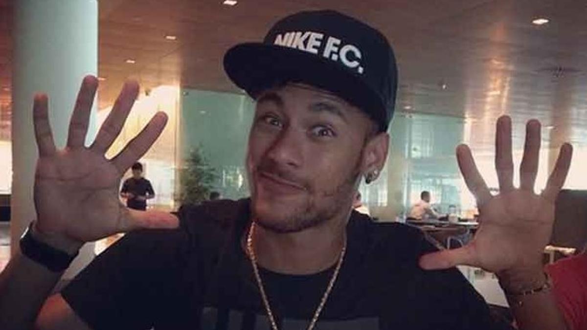 Neymar celebró sus 10 millones en Instagram