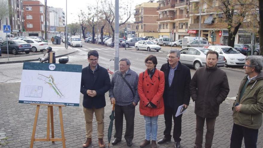 La remodelación de la avenida de Trassierra se espera finalizar en nueve meses