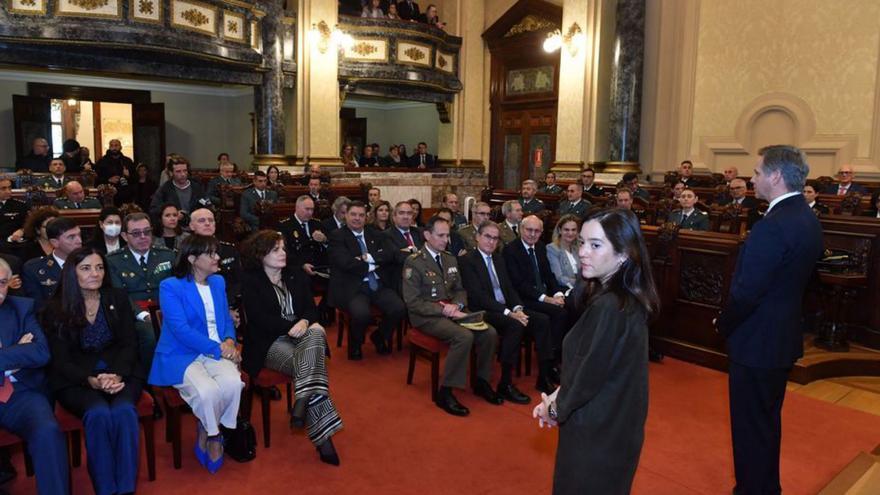 Acto del 44º aniversario de la Constitución en A Coruña.   | // V. ECHAVE