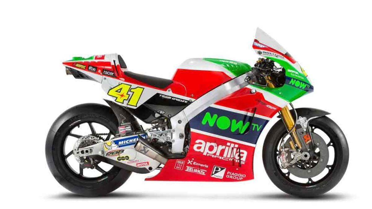 Moto del Aprilia Racing Team