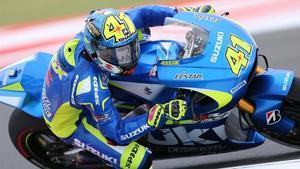 Aleix Espargaró, en els primers entrenaments de l’Argentina.