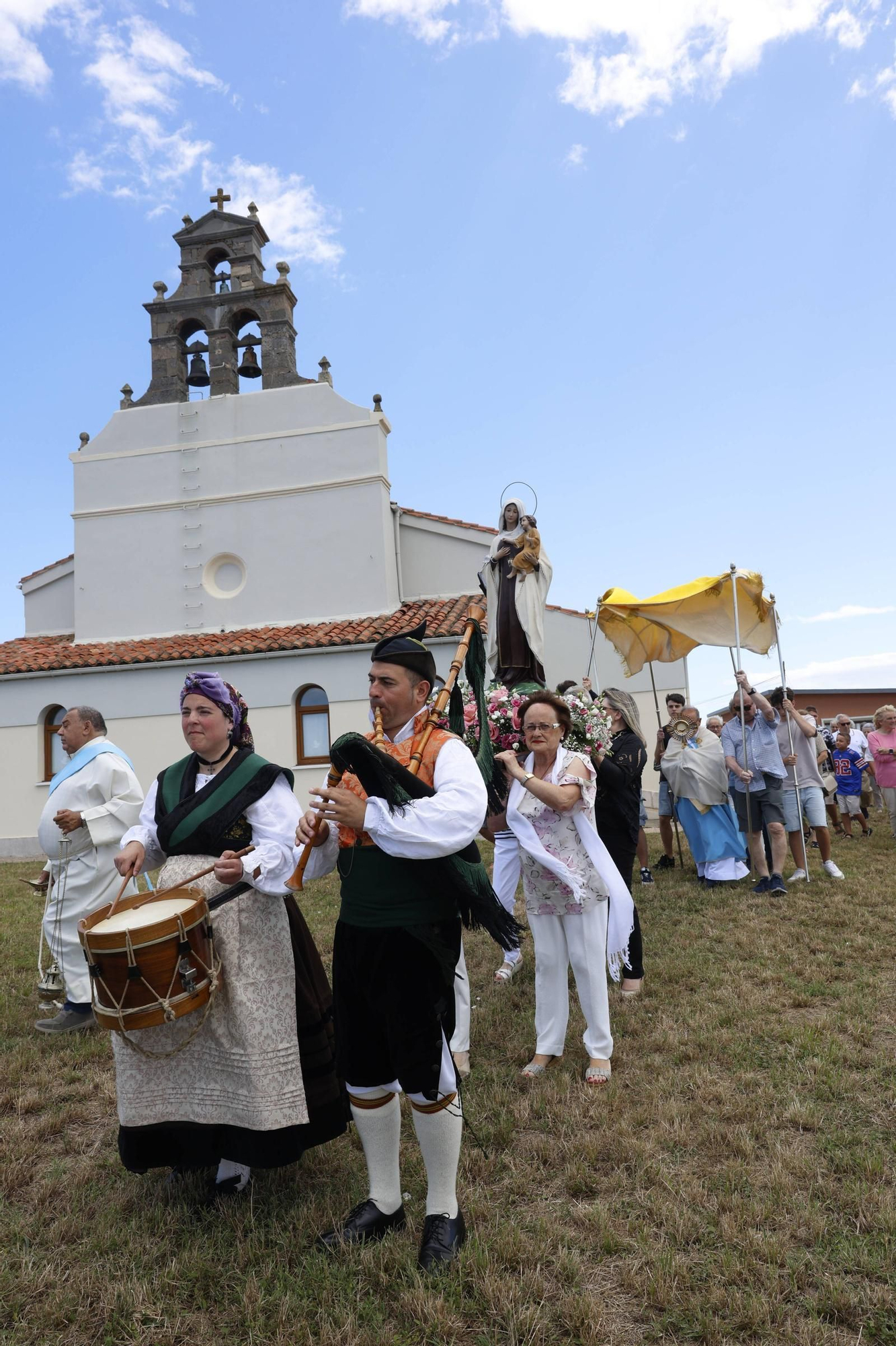EN IMÁGENES: La fiesta del Carmen en Lavian (Gozón)