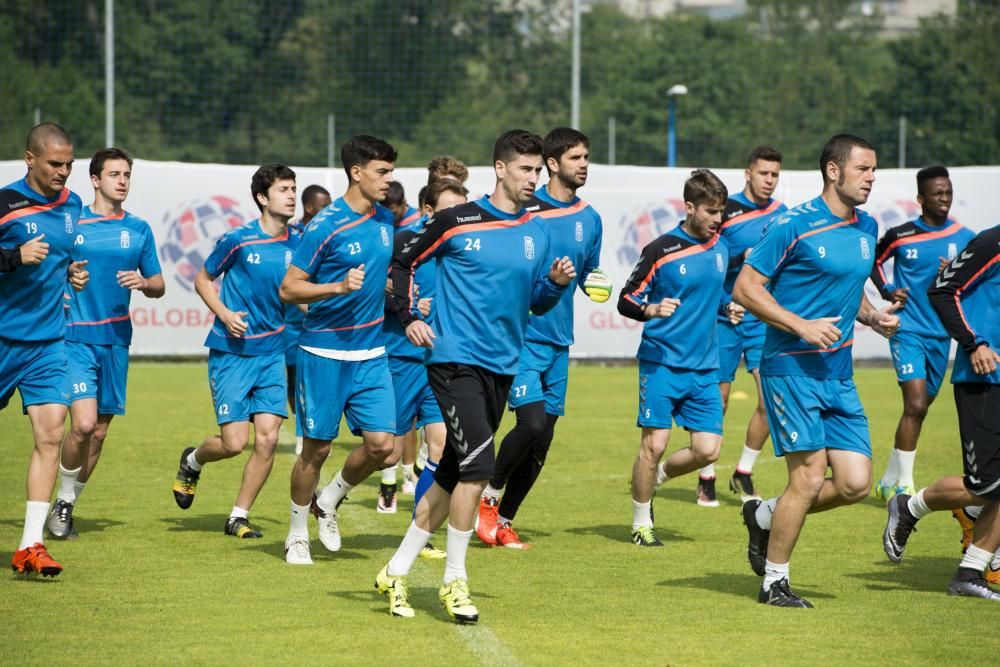 Entrenamiento del Real Oviedo