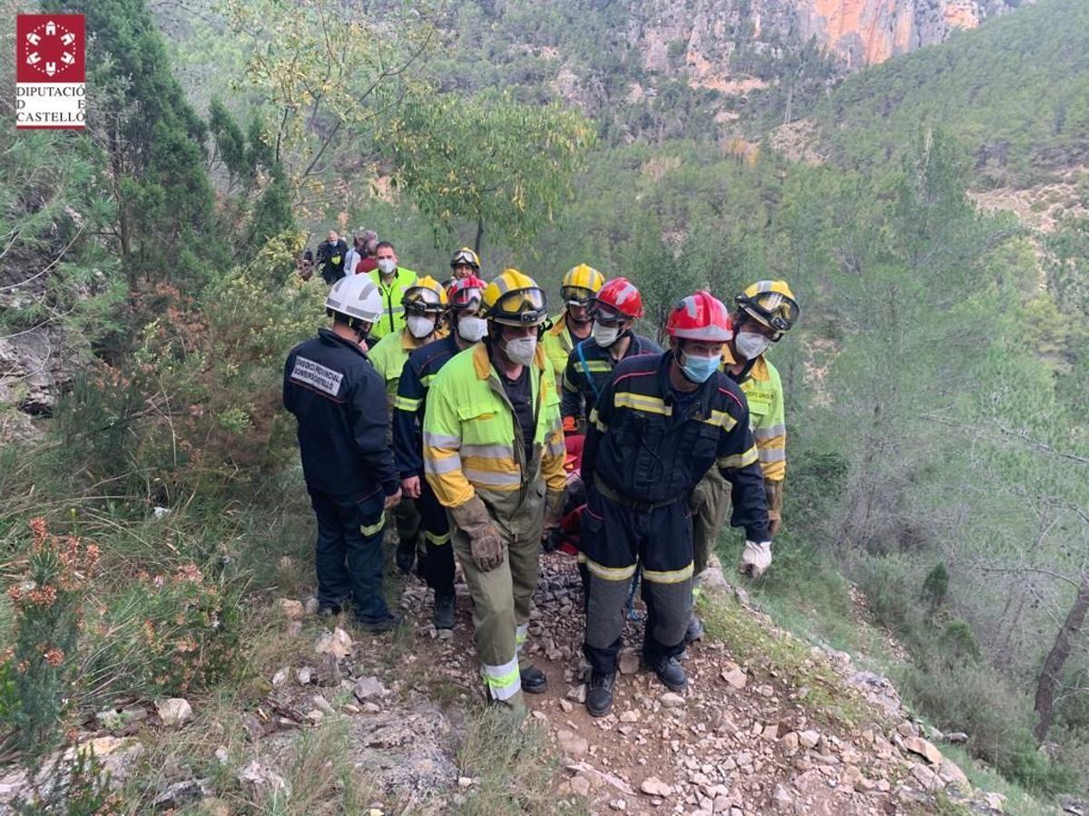 Imagen de archivo de un rescate de los bomberos en la provincia de Castelló.