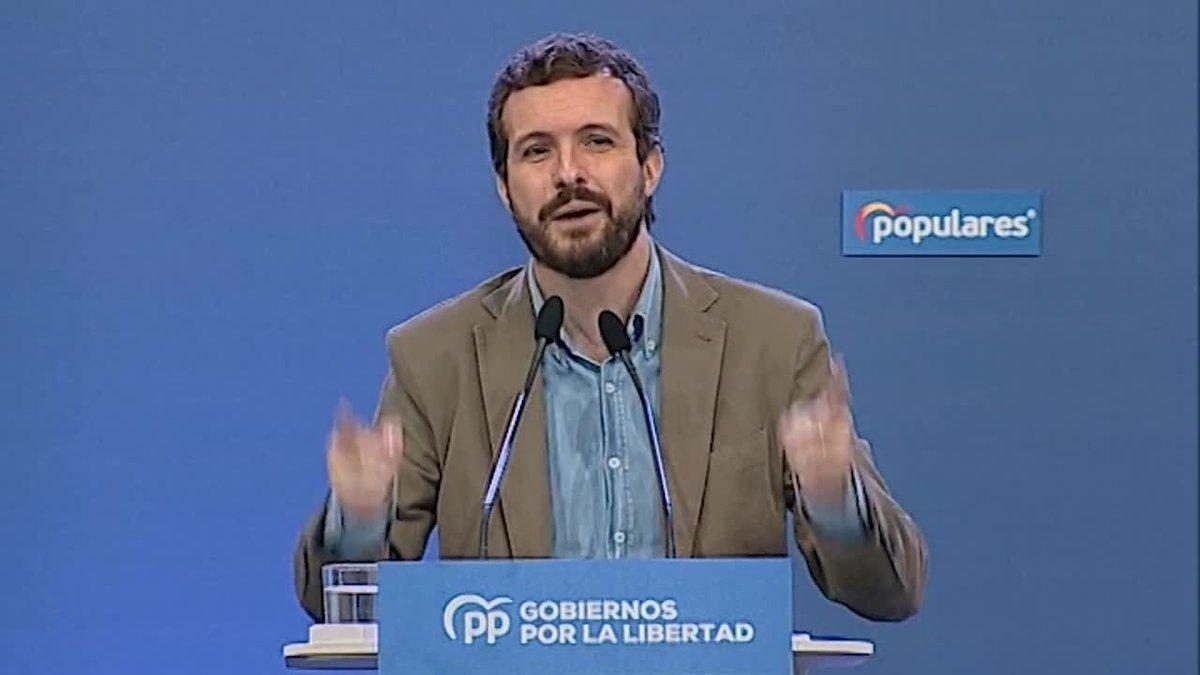 Casado acusa al gobierno de utilizar el pin parental como cortina de humo.