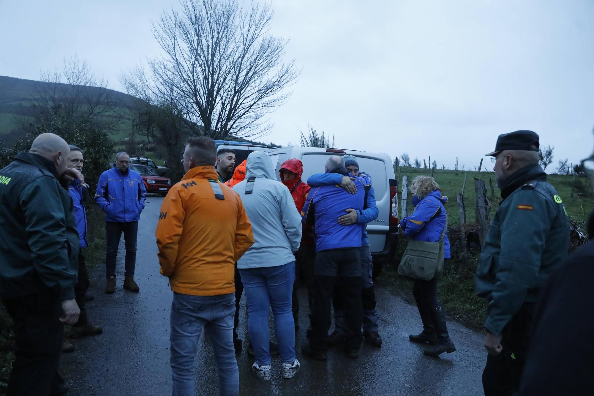 En imágenes | Trágico accidente de un todoterreno en Cangas del Narcea