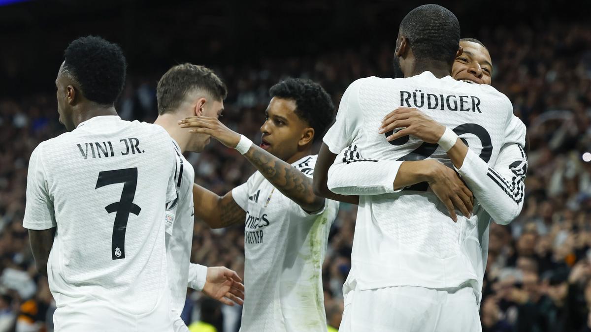 Rüdiger y Mbappé podrán jugar contra el Arsenal.
