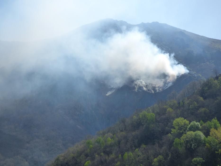 Incendio en Villalaín