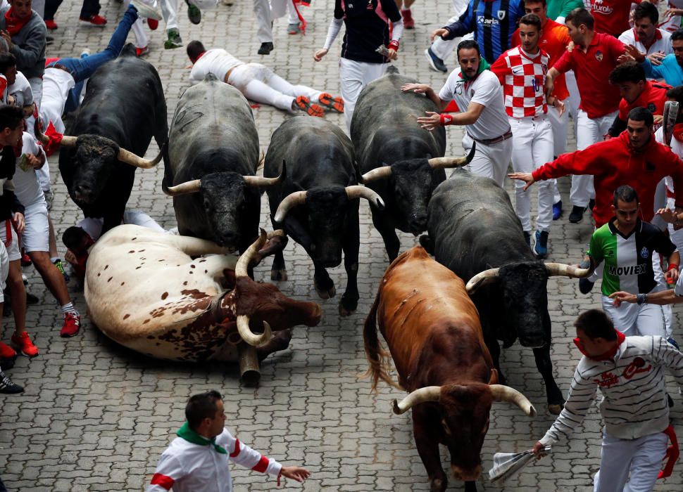 Último encierro de los Sanfermines 2016