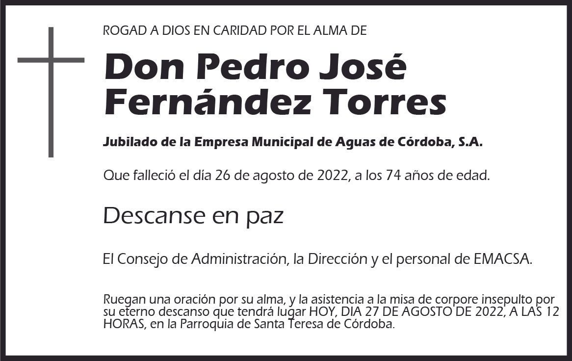 Pedro José Fernández Torres