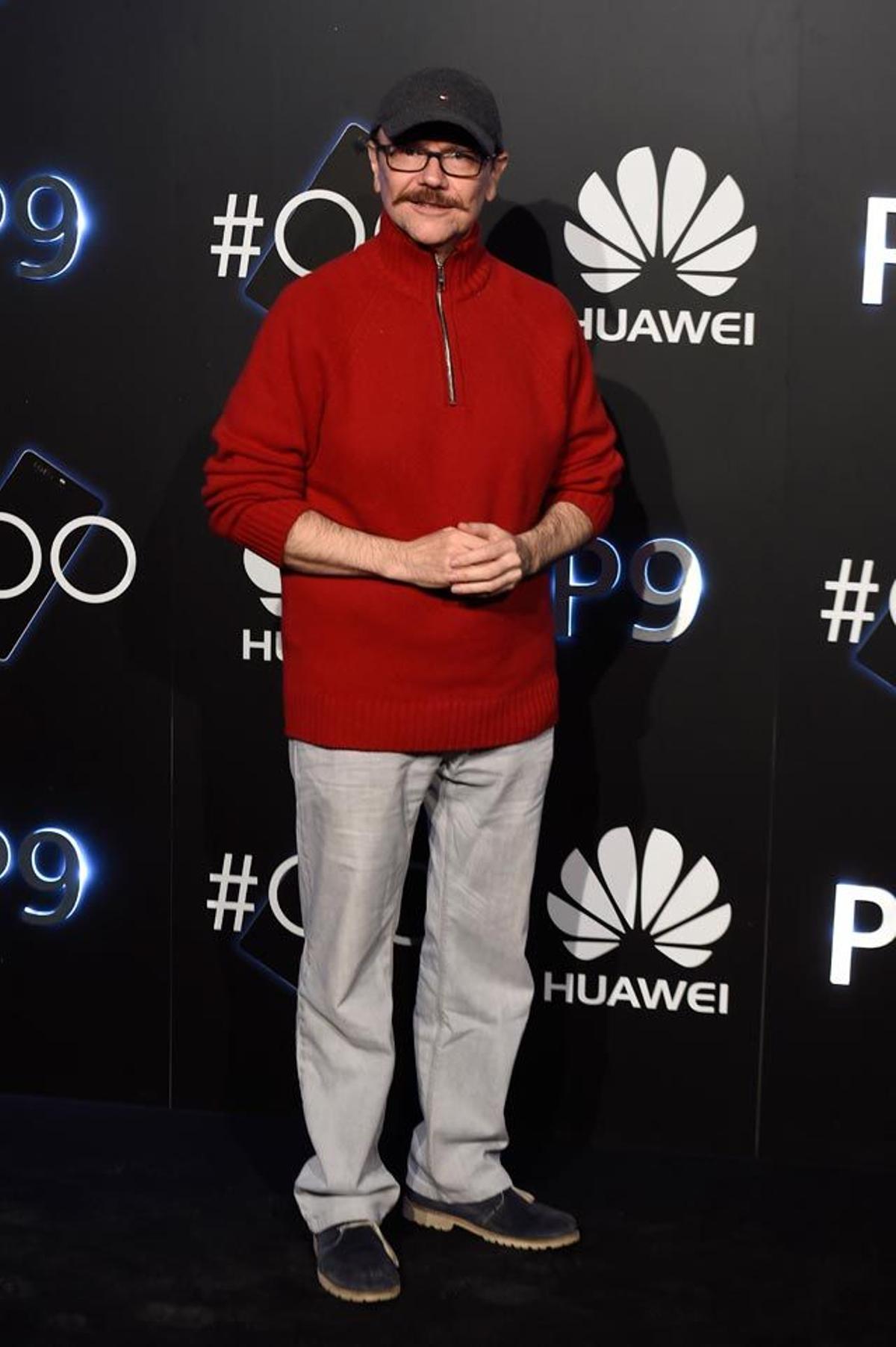 Santiago Segura, en la fiesta de presentación del Huawei P9 en Madrid.