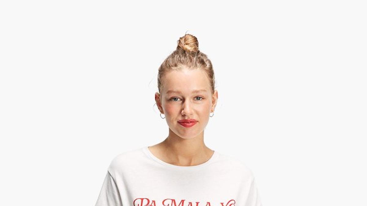 Camiseta 'Pa Mala Yo' de Stradivarius