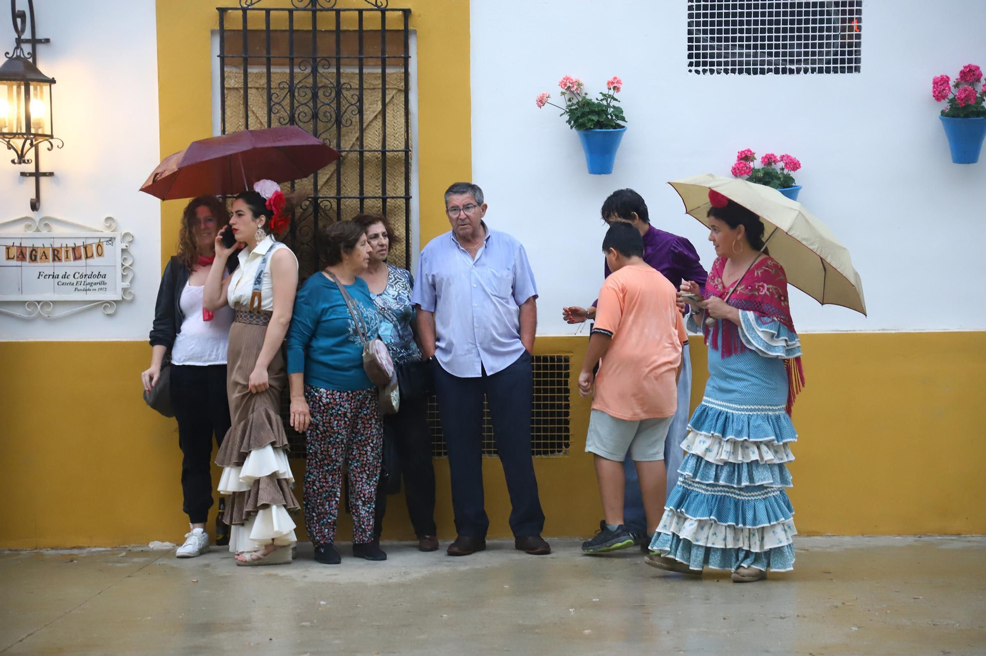 El primer día de Feria marcado por la lluvia