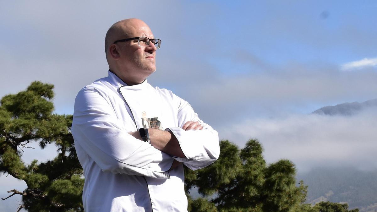 Pedro Hernández, del restaurante El Duende del fuego (Los Llanos de Aridane, La Palma).