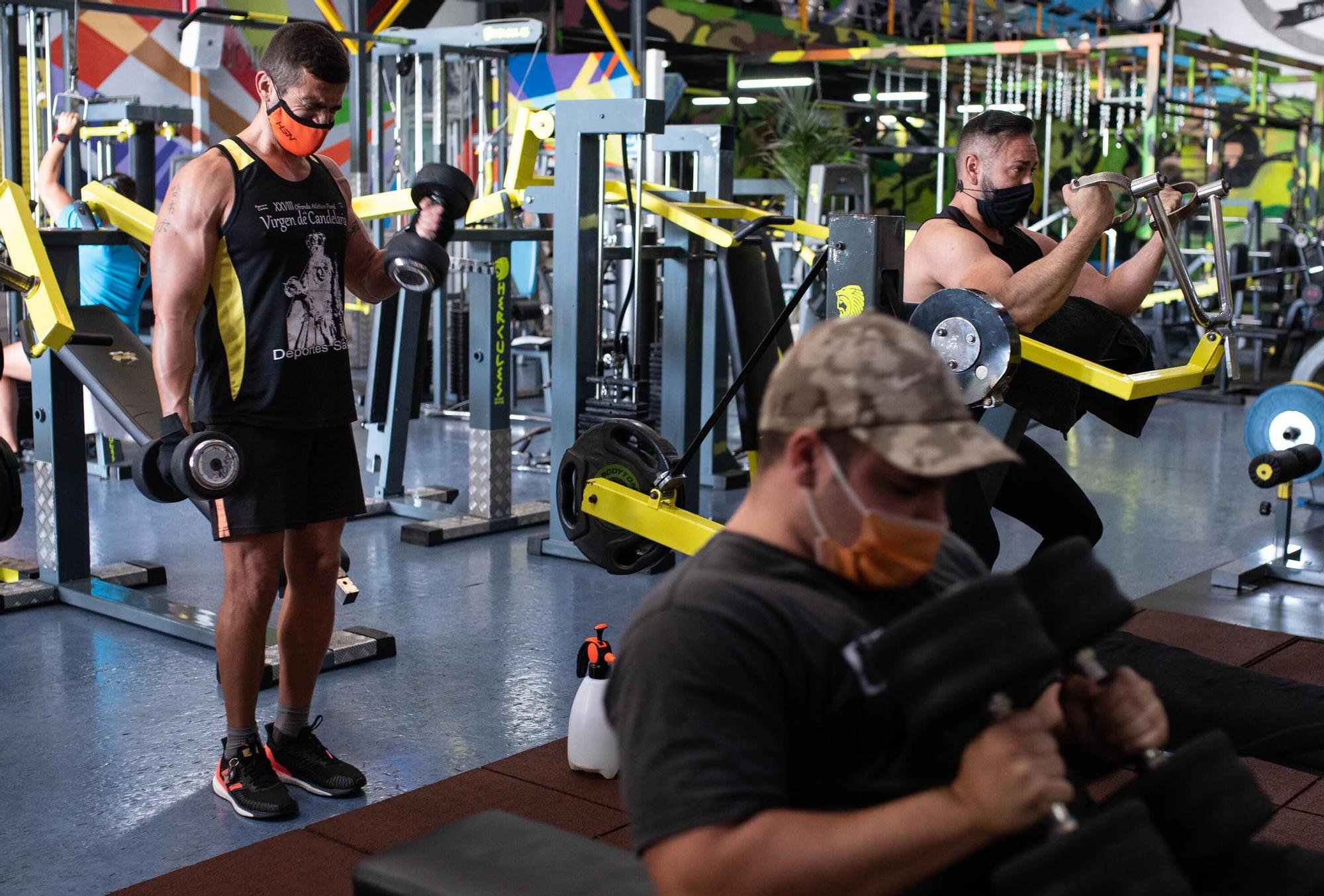 Los gimnasios reabren en Tenerife