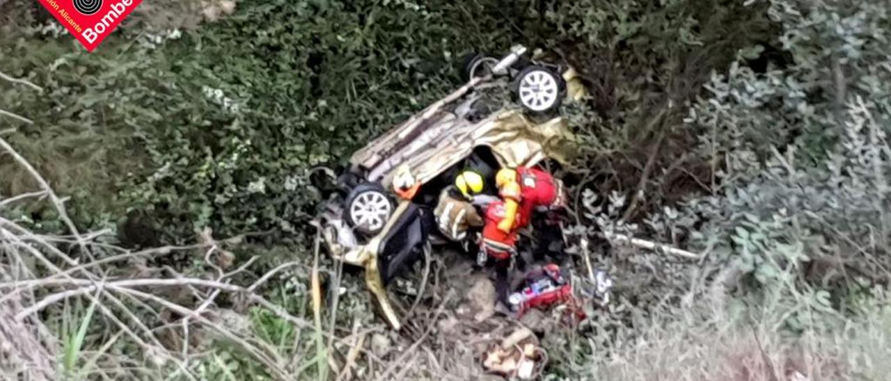 Fallece un joven de 18 años y otro resulta herido grave en un accidente en Gorga