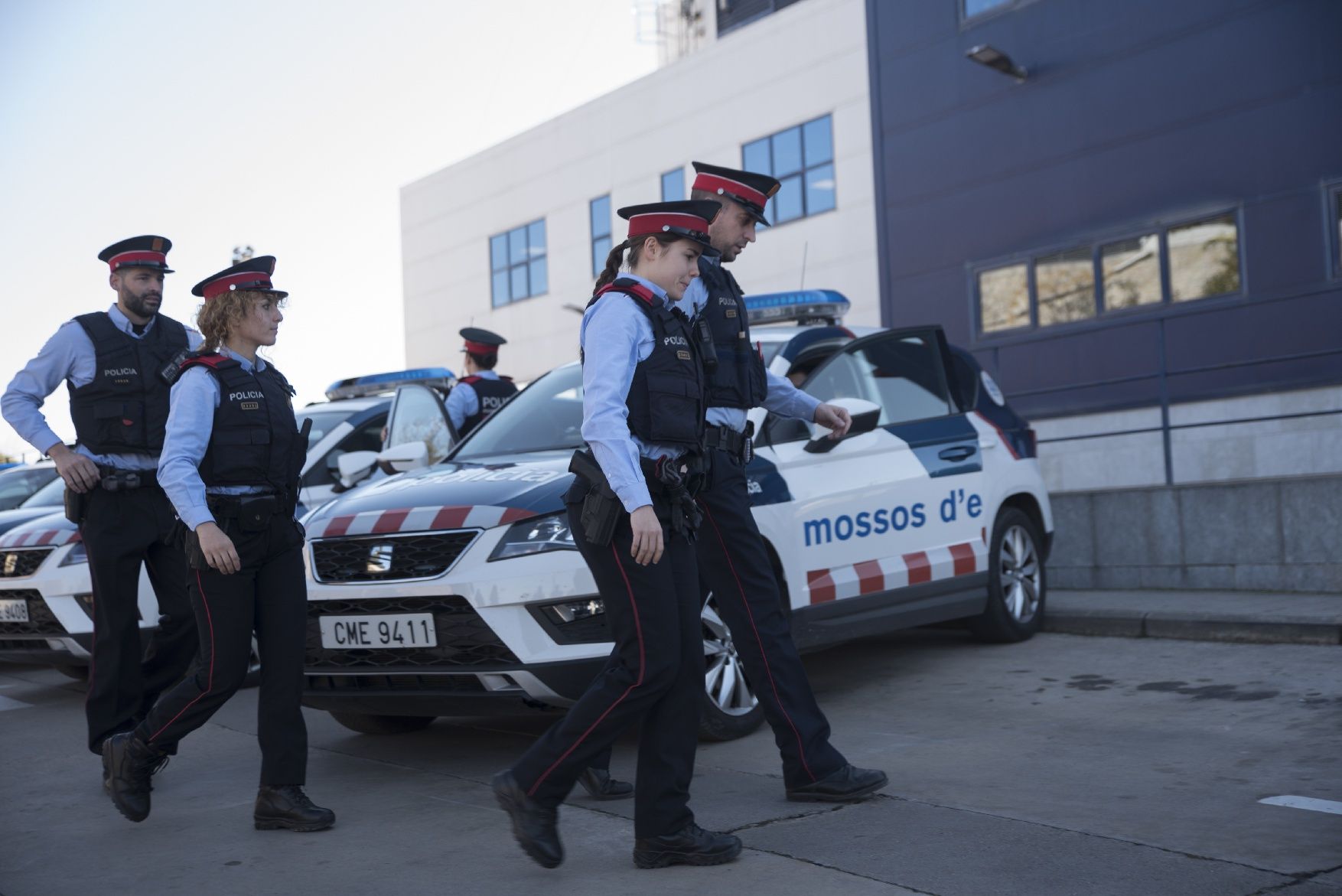 Les imatges de la presentació del nou uniforme de Mossos a Manresa