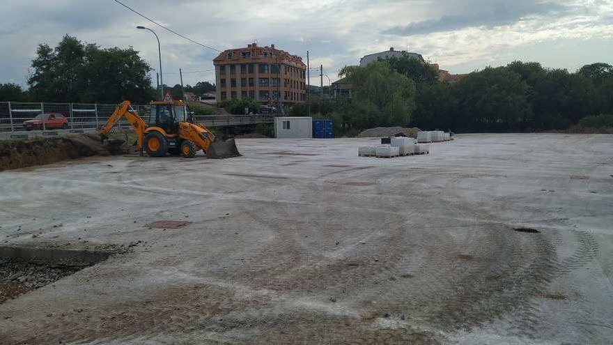 La plaza de Dena avanzó de forma considerable en las últimas semanas. // Faro